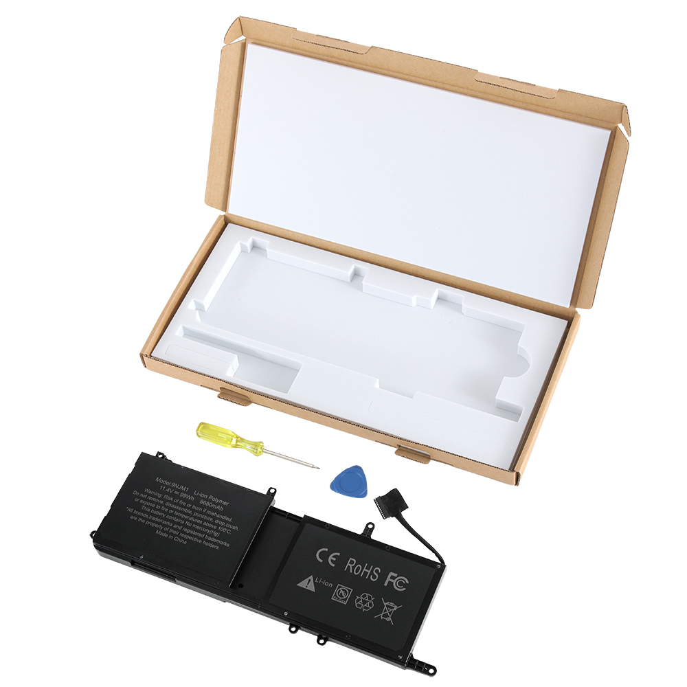 OEM 9NJM1 Laptop Battery For Dell Alienware 15 17 R3 R4 R5 Series Notebook Battery P69F 0HF250 44T2R