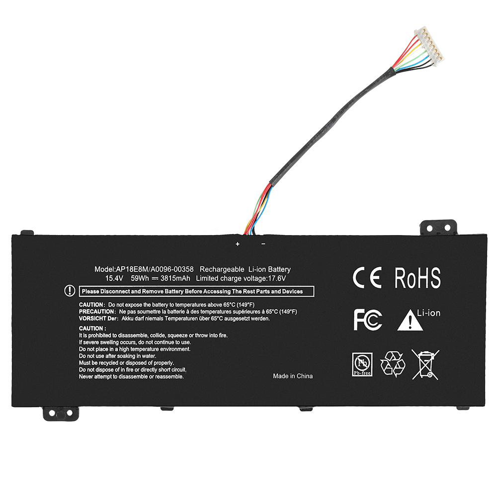 AP18E8M AP18E7M Laptop battery for Acer Nitro 7 AN715-51 Series  15.4V 3815mah