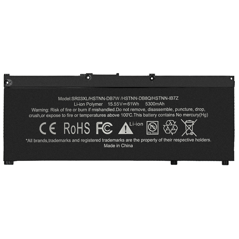 HP battery SR03XL for HP Pavilion 15-CX series 11.55 V 5300mAh