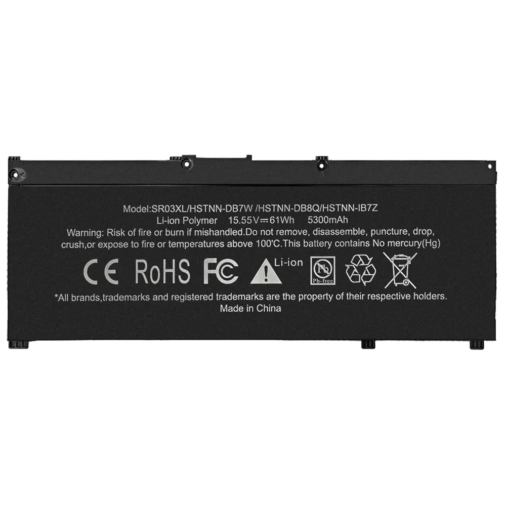 HP battery SR03XL for HP Pavilion 15-CX series 11.55 V 5300mAh