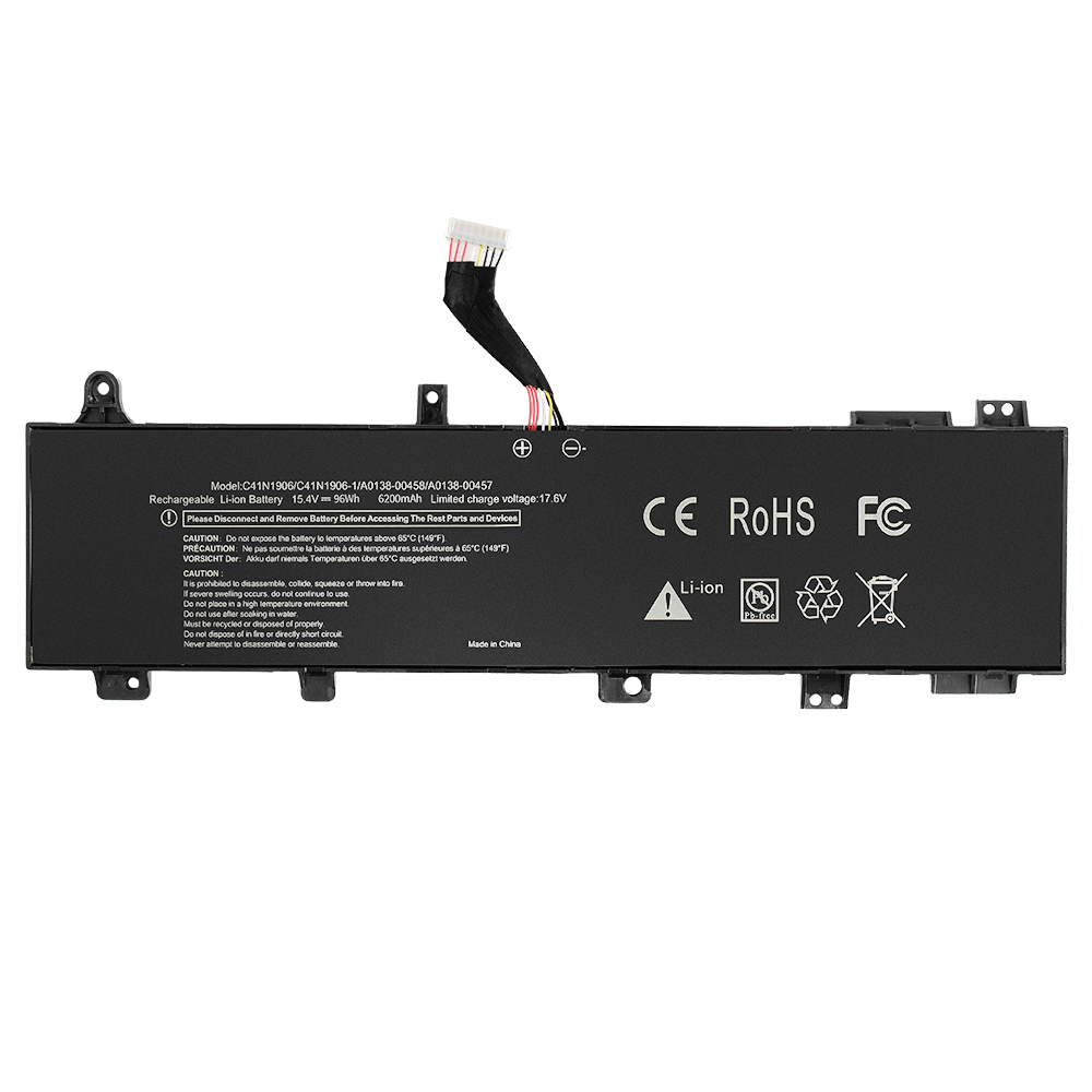 C41N1906-1 Laptop battery for ASUS TUF Gaming FA506 FX506 FX706  with long connector 15.4V 6200mAh