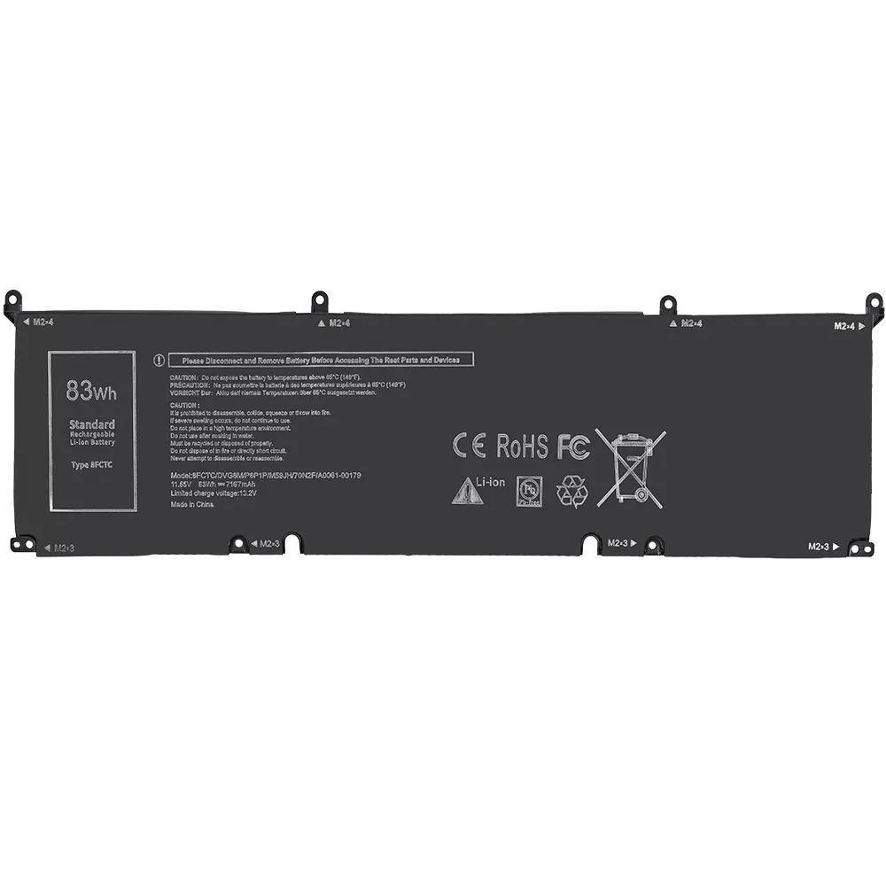 8FCTC Notebook Battery for Dell Alienware 11.55V 4950mAh