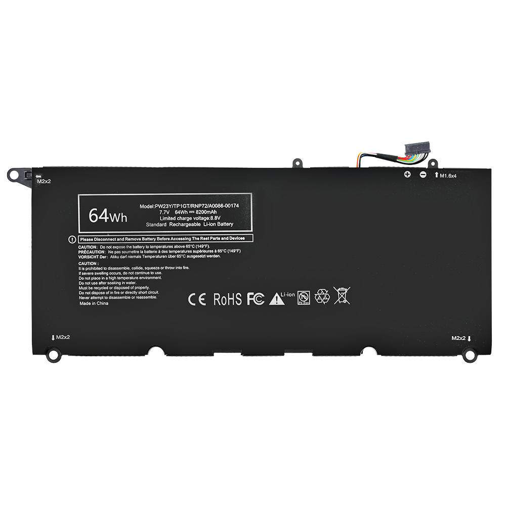 PW23Y Notebook battery for Dell XPS 13 9360 Series  7.7V 8200mAh