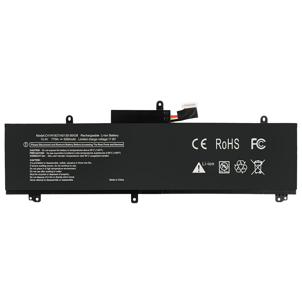 C41N1837 Laptop battery for ASUS ROG GU502G GA502D GX502G 15.4V 5000mAh