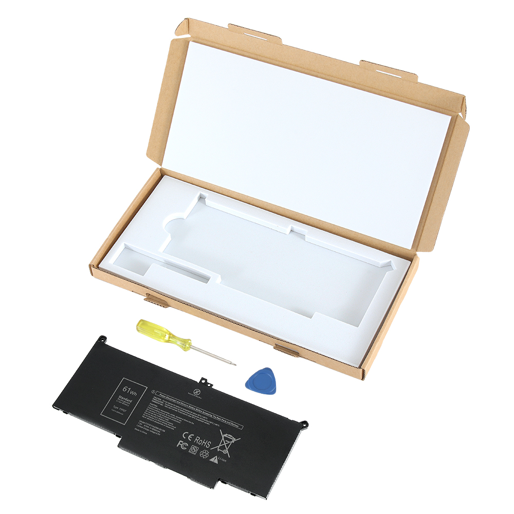 F3YGT battery for Dell Latitude 7280 7290 7380 7390 7480 7490 Series 7.6V 8000mAh

