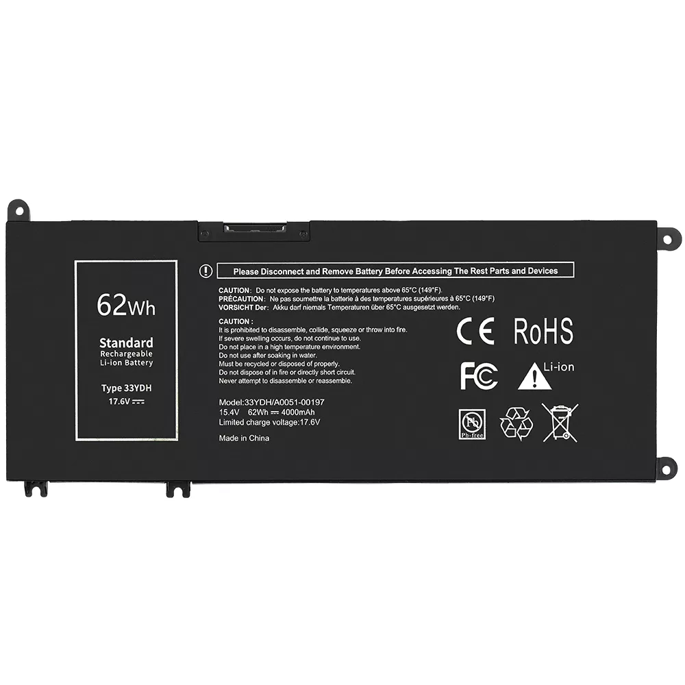 33YDH battery for Dell Latitude 3380 3480 3490 3500 3580 3590 Inspiron 7577 7586 4000mAH
