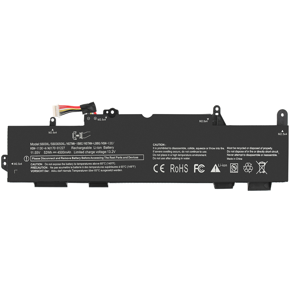 Notebook battery for HP EliteBook 830 840 G5 SS03XL 11.55v 4500mah
