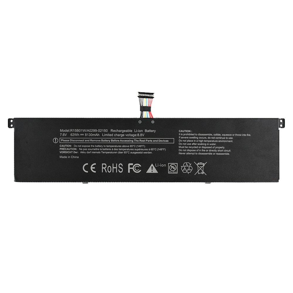 R15B01W R15BO1W Laptop Battery Replacement for Xiaomi Pro 15.6 inch Series 8130mAh