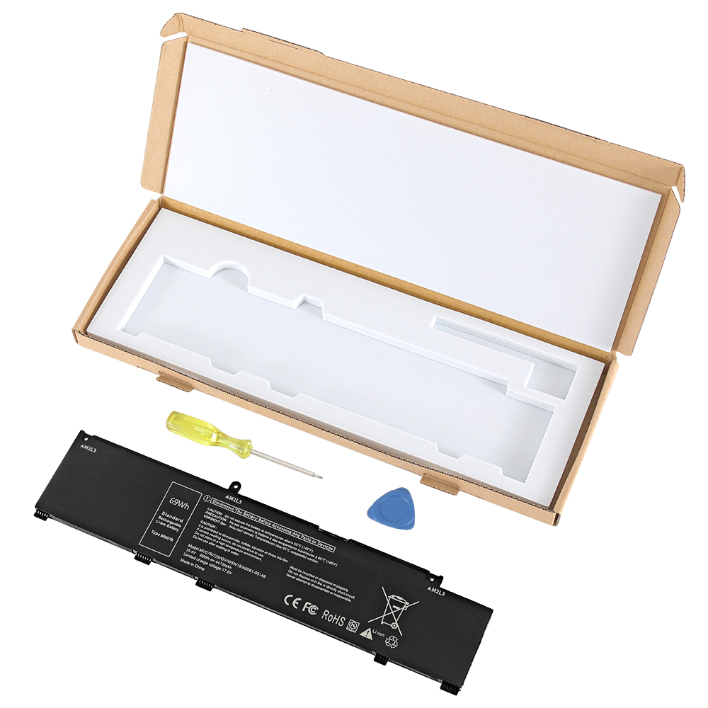MV07R 72WG Notebook Battery for Dell G3 G5 G7 Series 15.4V 4470mAh 4 Cells