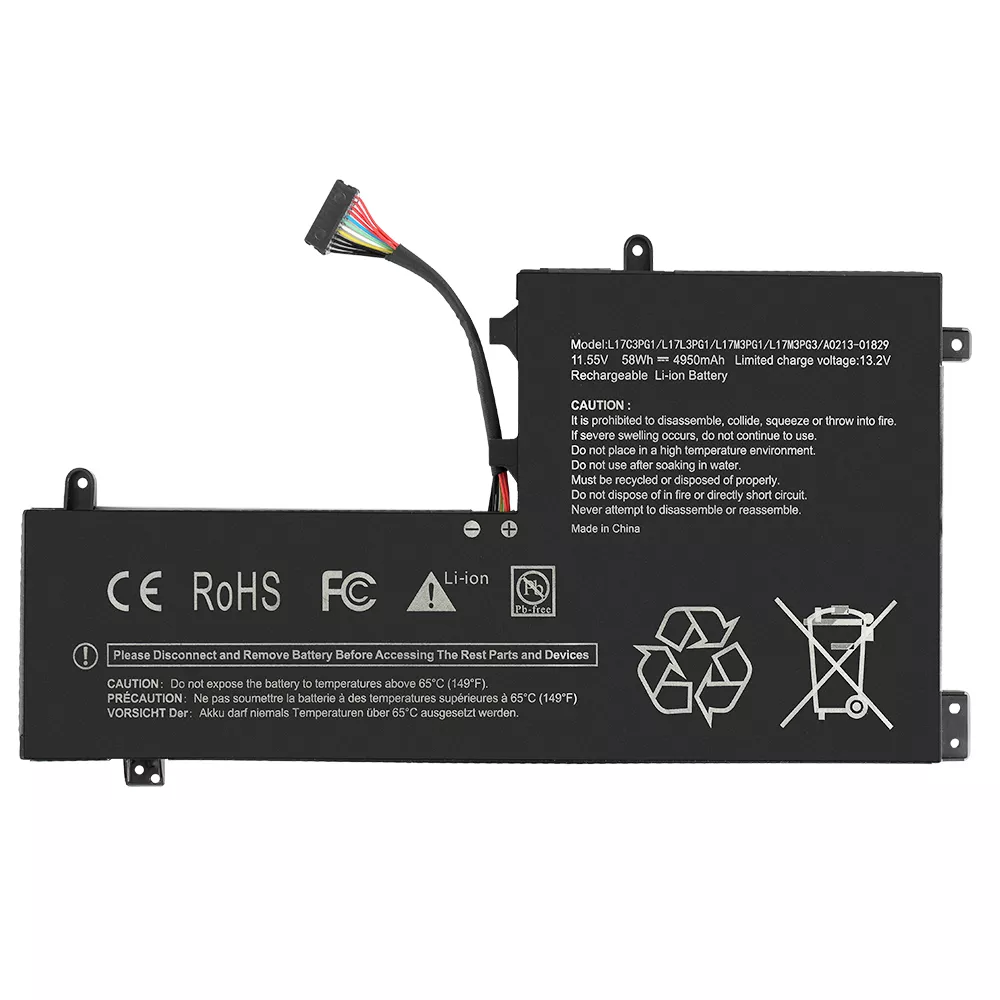 L17L3PG1 Notebook battery for Lenovo Legion Y530 4950mAh 