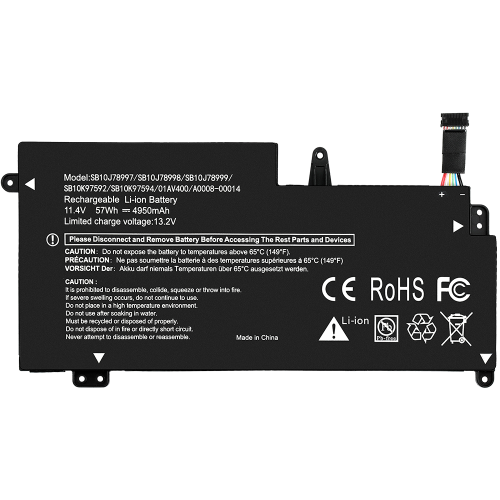  SB10J78997 replacement laptop battery for  Lenovo ThinkPad S2 13 Chromebook 4950mAh