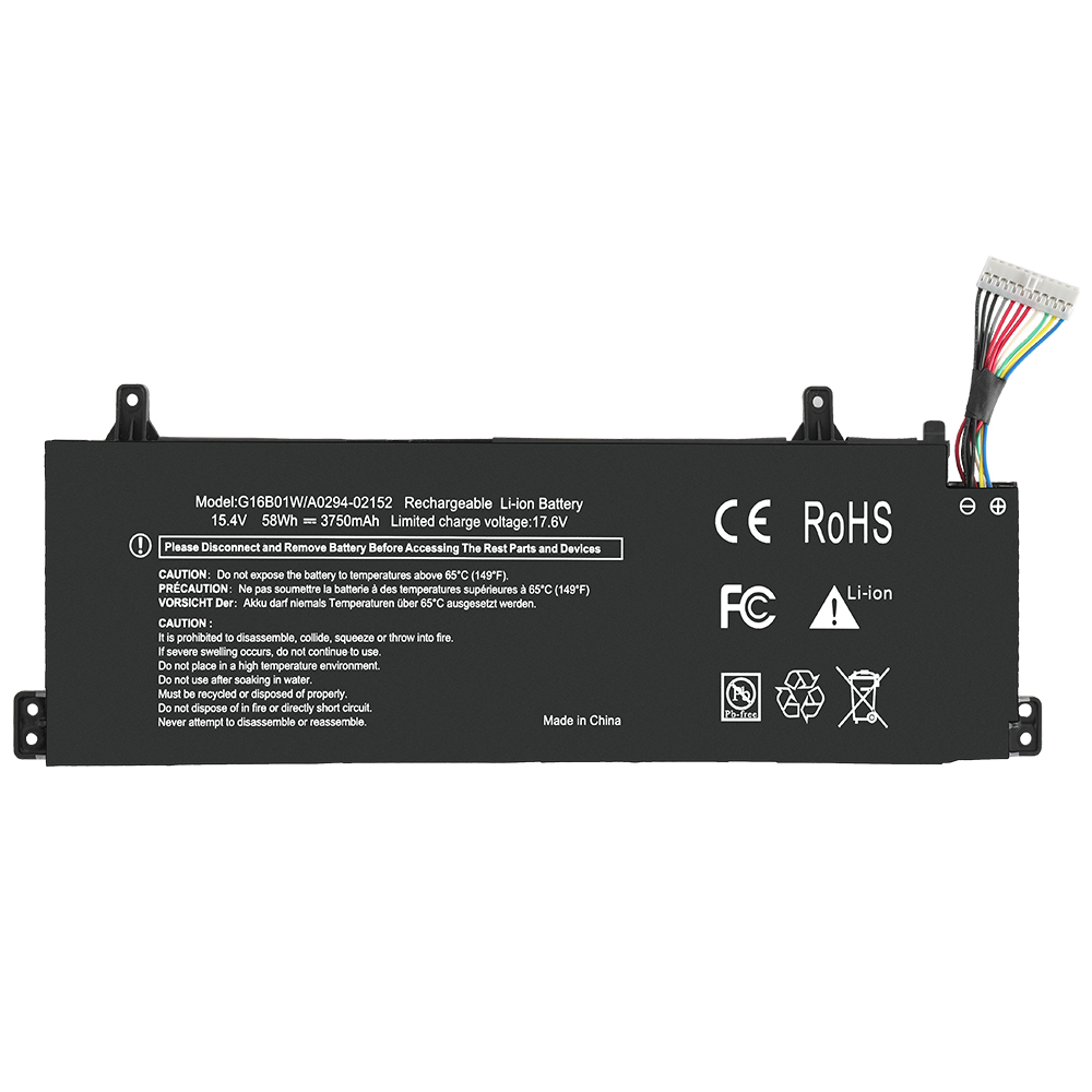 G16B01W Laptop Battery For Xiaomi Redmi G Gaming 16 Series 4ICP4/63/92 3750mAh